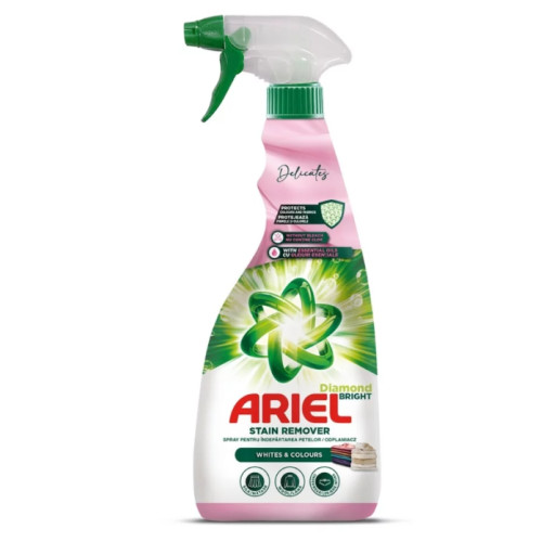 Спрей-плямовивідник Ariel White & Color Delicat, 750 мл